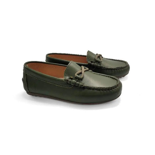 LMDI Deep Jungle Green Rope Loafer - 22 - BOYS