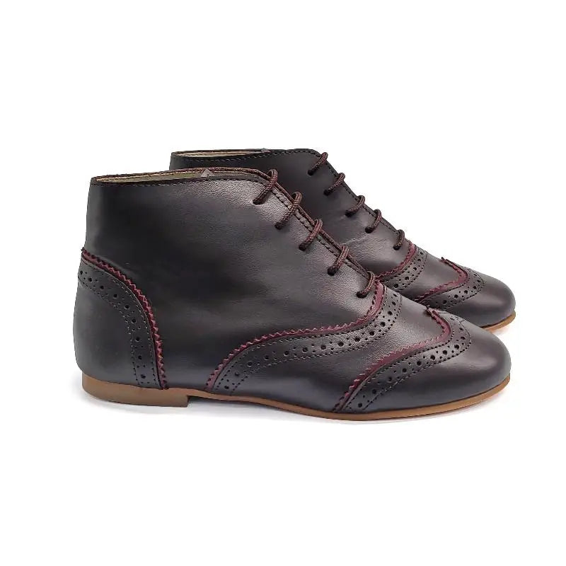 sonatina-royal-mocha-wine-wingtip-lace-bootie-girls